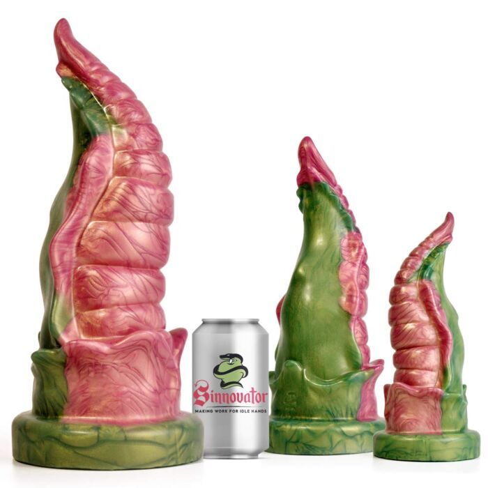 Sinnovator Cthulhu Tentacle Platinum Silicone Dildo 7.4 Inches to 12.7 Inches (3 Sizes) | UberKinky